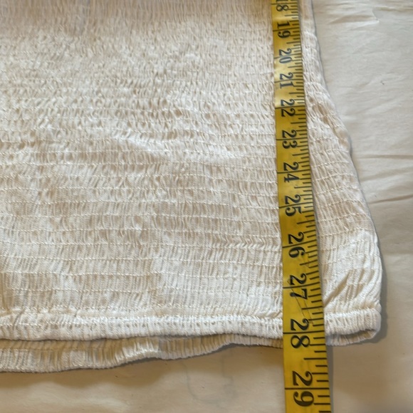 SHEIN White Tight Fit Mini Dress with Poofy Off-Shoulder Short Sleeves, size S - Picture 7 of 11